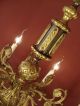 8 Light Fine Empire French Chandelier Brass Vintage Old Antique Lamp Bronze Chandeliers, Fixtures, Sconces photo 6