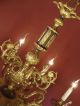 8 Light Fine Empire French Chandelier Brass Vintage Old Antique Lamp Bronze Chandeliers, Fixtures, Sconces photo 8