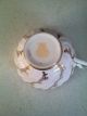 1850 Eb Foley Bone China Cup & Saucer Rose White Gold Floral Trim 3236 England Cups & Saucers photo 6