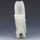 Hand Carved Natural White Jade Cup Z971 Glasses & Cups photo 6