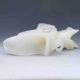 Hand Carved Natural White Jade Cup Z971 Glasses & Cups photo 8