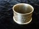 Pretty Silver Napkin Ring - Chester 1913 - Mono Rwb Napkin Rings & Clips photo 1