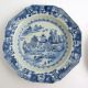 Pair 18th Century Chinese Blue And White Porcelain Octagonal Soup Plates Plates photo 1