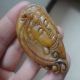 China Antique 100 Natural Old Jade Pendant,  Hand Carved Amulet Lucky Guanyin Necklaces & Pendants photo 4