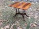Outstanding Flame Mahogany Banded Small Size Drop Leaf Table 1930s 1900-1950 photo 3