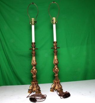 2 Vintage Collectable Lamp Bases 36 