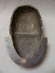 Antique Tribal Bronze Sculpture Benin Of Man Oba Nigeria Mask Estate Find 9 
