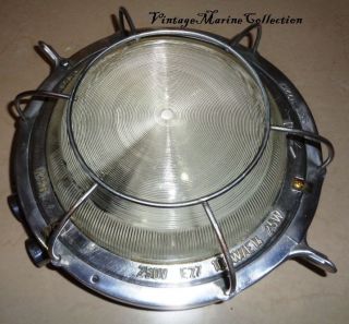 Vintage Marine Round Aluminium Passage Light 1 Pc photo