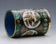 Old Peiking Cloisonne Hand - Painted Bird&flower Pen Container G120 Other Chinese Antiques photo 3