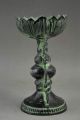 Chinese Bronze Carved With Dragons And Lotus Noble Candlestick Other Chinese Antiques photo 1