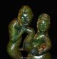 Antique China Old Jade Pure Hand - Carved People Woman Man Make Love Shunga Statue Other Antique Chinese Statues photo 1