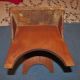 Antique Wooden Folk Art Decorated Footstool Or Bench 1900-1950 photo 8