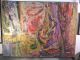 Vintage 1950 ' S Nyc Abstract Expressionist Oil Painting De Kooning Pollock 40 