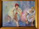 Impressionist Style Oil Painting - Ballerinas Other Antique Periods & Styles photo 1