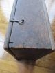 Antique 19th C Scientific Instrument Box Dovetail Square Nail Hardwood (t) Other Antique Woodenware photo 1