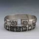 Collectable Tibet Silver Hand Carved Zodiac Sign Bracelet G711 Bracelets photo 2