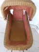 Antique Baby Wicker Stroller - All Baby Carriages & Buggies photo 2
