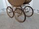 Antique Baby Wicker Stroller - All Baby Carriages & Buggies photo 6