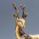 Chinese Collectable Brass Hand Carved Deer Statues Buddha photo 1