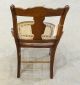 Victorian Walnut Chair Hip Rest Cane Seat 1900-1950 photo 2