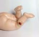Antique Bisque Porcelain German Piano Baby Doll Lady Bug On Leg Figurines photo 1