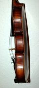 Fine Tigerflamed Antique Handmade German 4/4 Violin - Around 100 Years Old String photo 3