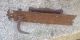 Primitive Rustic Antique Iron Thumb Latch Door Handle,  7 - 3/4 