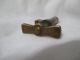 C1800s Ornate Brass 2 Piece Adjustable Pocket Door Skeleton Key Rare Locks & Keys photo 1