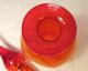 Vintage Orange Rainbow Glass Decanter Bottle W/ Stopper Mid Century Modern Mid-Century Modernism photo 6