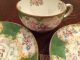 Antique Mintons Floral Swags Porcelain 1 Teacup & 2 Saucers\bird Pattern England Cups & Saucers photo 5