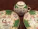 Antique Mintons Floral Swags Porcelain 1 Teacup & 2 Saucers\bird Pattern England Cups & Saucers photo 8