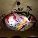 Ulla Darni Chandelier/lamp.  One - Of - A - Kind Handpainted Art Lamps photo 2