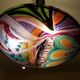 Ulla Darni Chandelier/lamp.  One - Of - A - Kind Handpainted Art Lamps photo 4