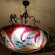 Ulla Darni Chandelier/lamp.  One - Of - A - Kind Handpainted Art Lamps photo 5