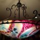 Ulla Darni Chandelier/lamp.  One - Of - A - Kind Handpainted Art Lamps photo 7