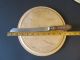 Antique Primitive Round Wood Bread Board And Knife Primitives photo 3