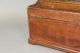 Great 18th C Mahogany Three Compartment Tea Caddy With Feet And Brasses Primitives photo 7