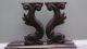 Pr 19thc Architectural Oak Carved Dolphin Brackets C.  1870 Other Antique Woodenware photo 6