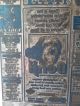 Newspaper Print Plate Vtg 1970s Large Rustic Home Decor Benji Movie Ad Advertiem Binding, Embossing & Printing photo 2