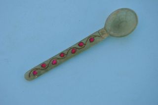 Old Indo Persian Mughal Rajput Ottoman Turkish Qing Chinese India Jade Spoon photo