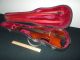 Antique 1920s The Guldan Figured Maple Violin 1pc Back W Fine Inlay Bow&case Nr String photo 4