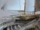 Materly H - Crafted 2 Masted Solid Sterling Silver 985 Sail Boat Yacht Ship Japan Other Antique Sterling Silver photo 1
