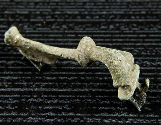 Ancient Roman Bow Type Brooch / Fibula - Authentic Artifact photo