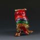 Chinese Cloisonne Inlaid Rhinestone Handwork Owl Statue G376 Other Antique Chinese Statues photo 2