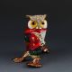 Chinese Cloisonne Inlaid Rhinestone Handwork Owl Statue G376 Other Antique Chinese Statues photo 4