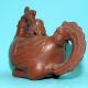 Rare Chinese Porcelain Yixing Red Clay Phoenix Teapot Cover Teapots photo 1