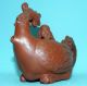 Rare Chinese Porcelain Yixing Red Clay Phoenix Teapot Cover Teapots photo 5