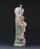 Chinese The Color Porcelain Handwork Carved Longevity God Statues G356 Other Antique Chinese Statues photo 8