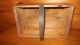 Vintage Wooden Primitive Tool Box / Carry Tote / Old Farm Tool Boxes photo 4