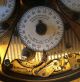 Brass Yale Time Lock Pie Shape Antique Clock Work Three Window Locks & Keys photo 4